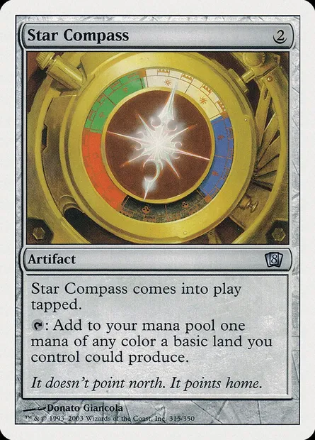 Star Compass, Magic card 8ED 315 — Eighth Edition set