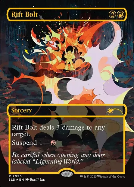Rift Bolt, Magic card SLD 2055 — Secret Lair Drop set