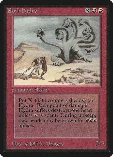 Rock Hydra, Magic card LEB 172 — Limited Edition Beta set