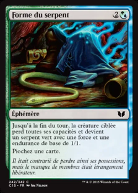 Forme du serpent, carte Magic C15 242 — extension Commander 2015