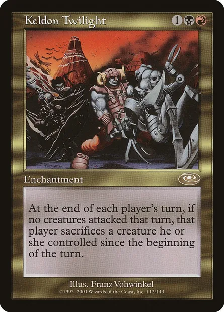 Keldon Twilight, Magic card PLS 112 — Planeshift set