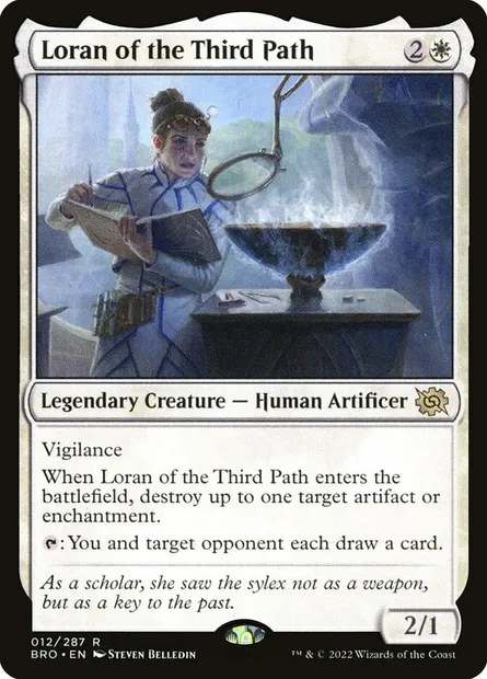 Loran of the Third Path, Magic card BRO 12 — The Brothers' War set