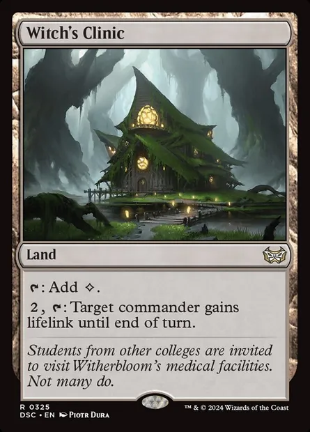 Witch's Clinic, Magic card DSC 325 — Duskmourn: House of Horror Commander set
