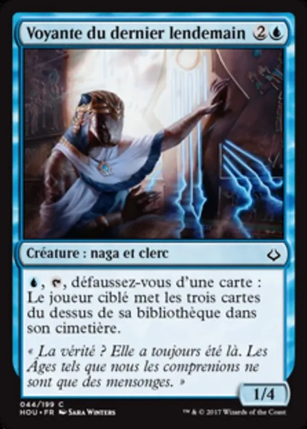 Voyante du dernier lendemain, carte Magic HOU 44 — extension L’âge de la destruction