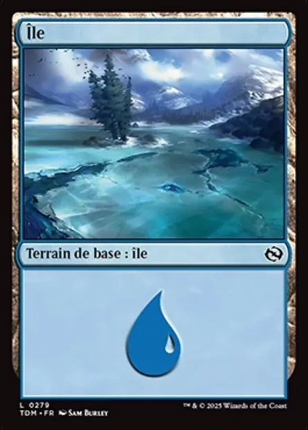 Île, carte Magic TDM 279 — extension Tarkir: Dragonstorm