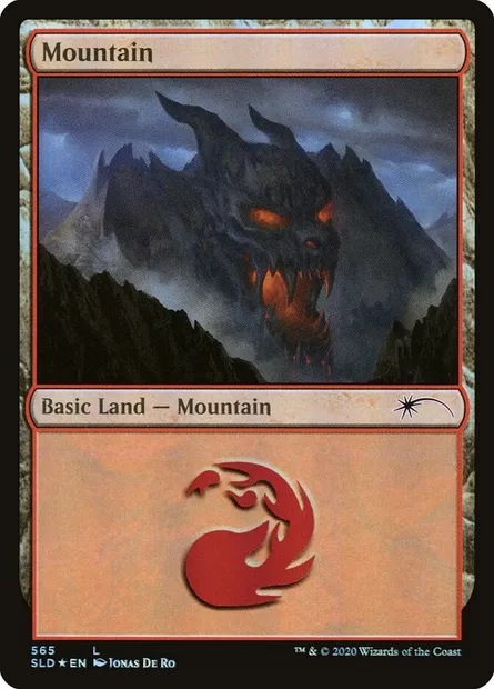 Mountain, Magic card SLD 565 — Secret Lair Drop set