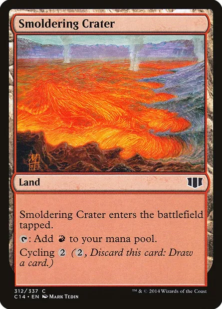 Smoldering Crater, Magic card C14 312 — Commander 2014 set