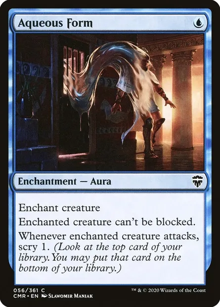 Aqueous Form, Magic card CMR 56 — Commander Legends set