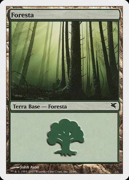 Forest, Magic card PSAL K33 — Salvat 2005 set