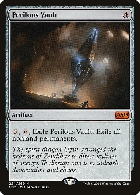 Perilous Vault, Magic card M15 224 — Magic 2015 set