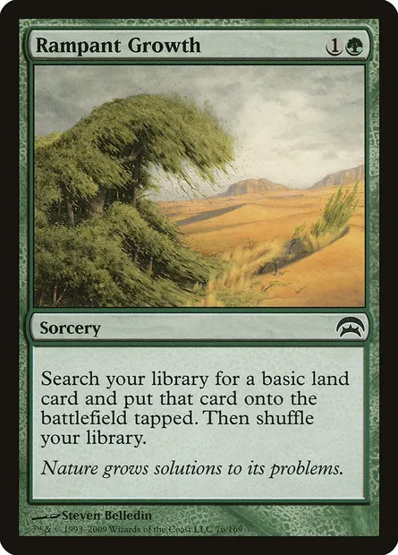 Croissance luxuriante, carte Magic HOP 76 — extension Planechase