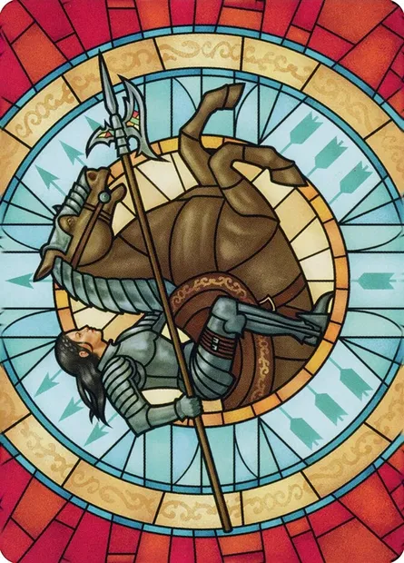 Tori D'Avenant, Fury Rider // Tori D'Avenant, Fury Rider, carte Magic ADMU 78 — extension Dominaria United Art Series