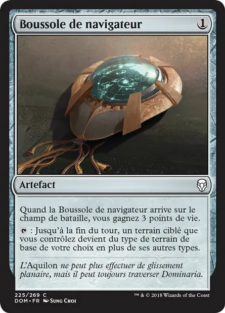 Boussole de navigateur, carte Magic DOM 225 — extension Dominaria