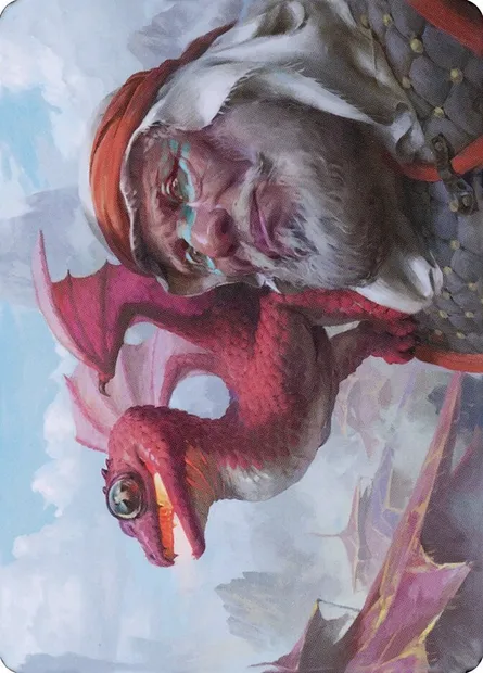 Dragon Whelp // Dragon Whelp, Magic card ADMU 29 — Dominaria United Art Series set