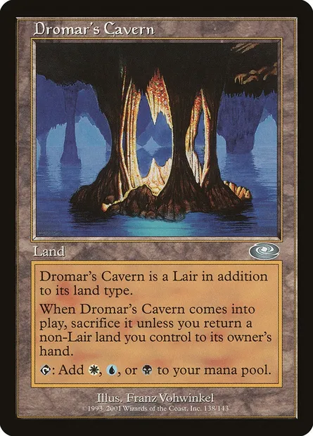 Dromar's Cavern, Magic card PLS 138 — Planeshift set