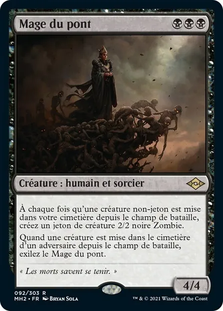 Mage du pont, carte Magic MH2 92 — extension Horizons du Modern 2