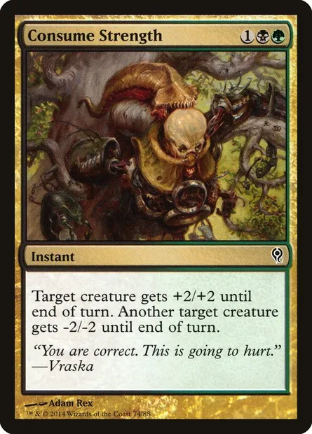 Absorption de la force, carte Magic DDM 74 — extension Duel Decks: Jace vs. Vraska