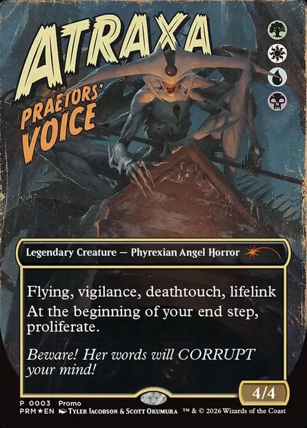 Atraxa, Praetors' Voice, Magic card PF26 10 — MagicFest 2026 set