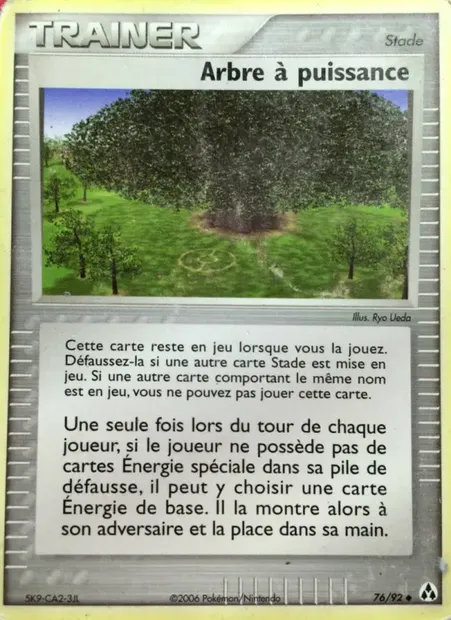 Arbre à puissance, carte Pokémon LM 76 — extension EX Créateurs de légendes
