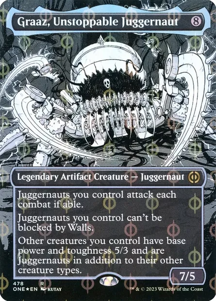 Graaz, Unstoppable Juggernaut, Magic card ONE 478 — Phyrexia: All Will Be One set