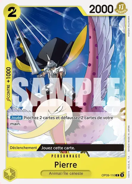 Pierre, carte One Piece OP09-110 — extension LES NOUVEAUX EMPEREURS