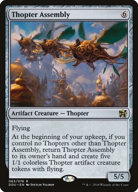 Thopter Assembly, Magic card DDU 63 — Duel Decks: Elves vs. Inventors set