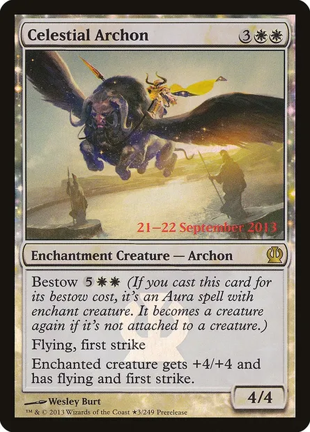 Celestial Archon, Magic card PTHS 3★ — Theros Promos set