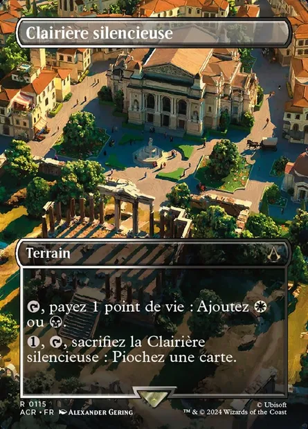 Clairière silencieuse, carte Magic ACR 115 — extension Assassin's Creed