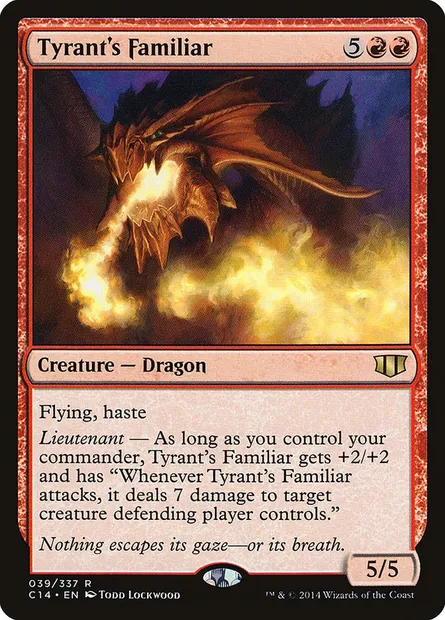 Tyrant's Familiar, Magic card C14 39 — Commander 2014 set
