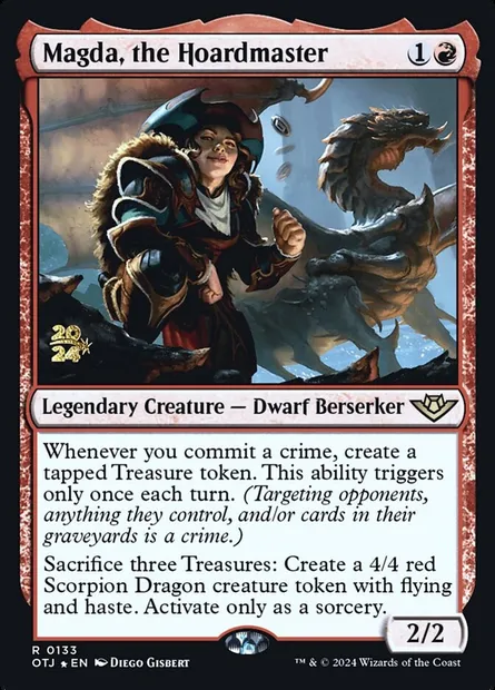 Magda, the Hoardmaster, Magic card POTJ 133s — Outlaws of Thunder Junction Promos set