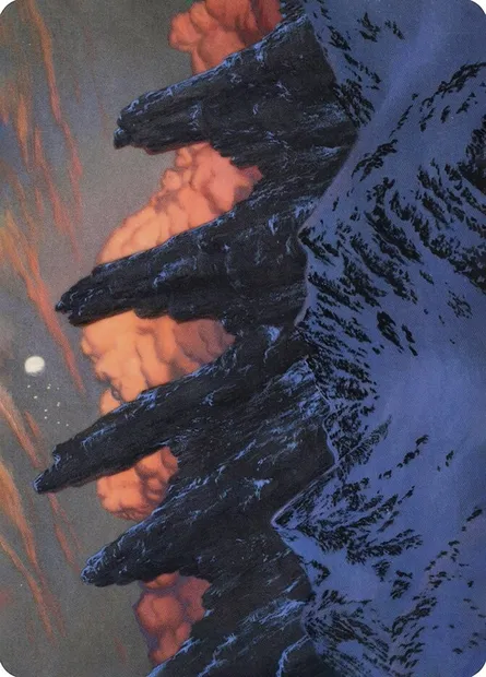 Mountain // Mountain, Magic card AAFR 59 — Adventures in the Forgotten Realms Art Series set