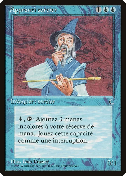 Apprentice Wizard, Magic card REN 23 — Renaissance set