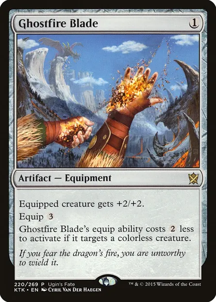 Ghostfire Blade, Magic card UGIN 220 — Ugin's Fate set