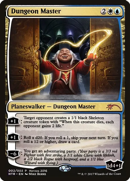 Dungeon Master, carte Magic PHTR 2 — extension 2016 Heroes of the Realm