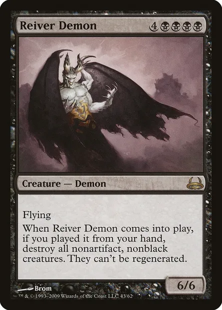 Reiver Demon, Magic card DDC 43 — Duel Decks: Divine vs. Demonic set