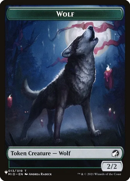 Wolf, Magic card PLST TMID-13 — The List set