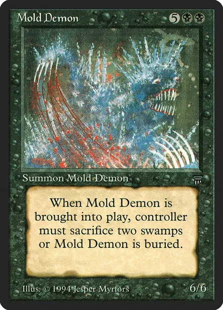 Mold Demon, Magic card LEG 112 — Legends set