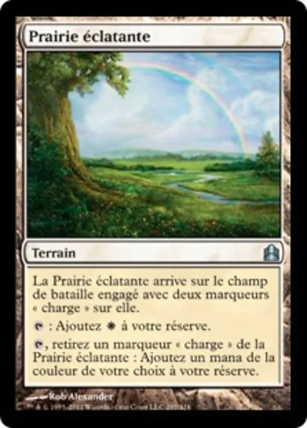Prairie éclatante, carte Magic CMD 297 — extension Commander 2011