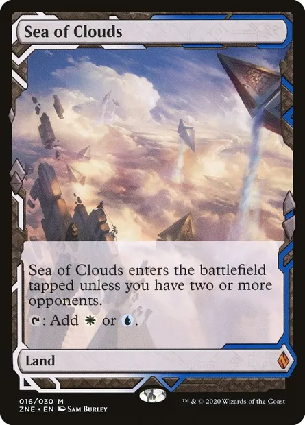 Sea of Clouds, Magic card ZNE 16 — Zendikar Rising Expeditions set