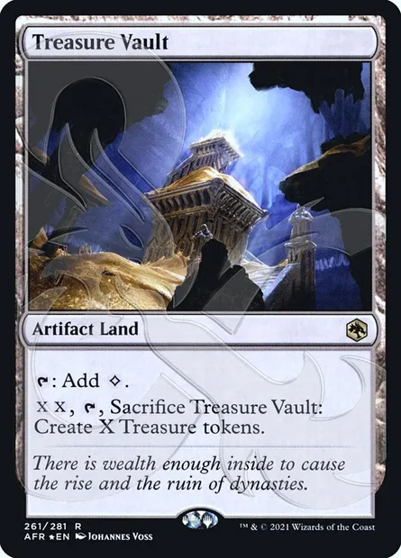 Treasure Vault, Magic card PAFR 261a — Adventures in the Forgotten Realms Promos set
