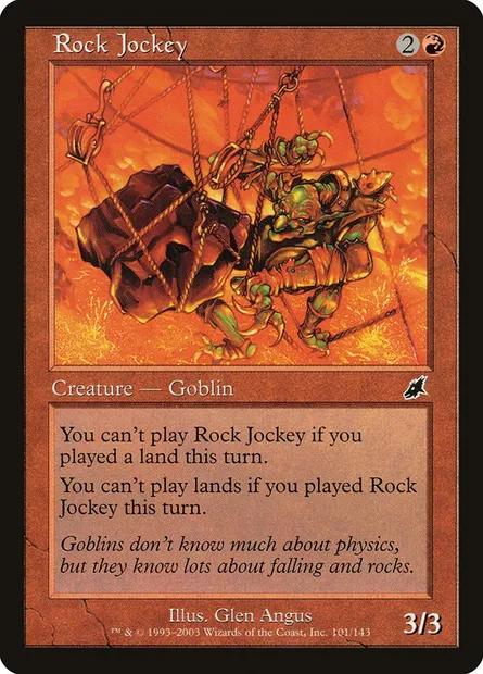 Chevaucheur de rocher, carte Magic SCG 101 — extension Fléau