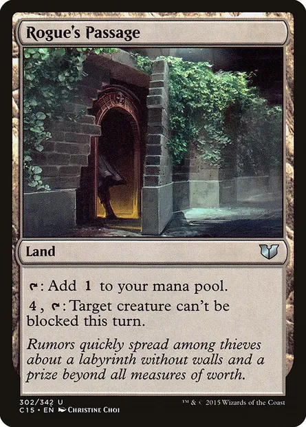 Rogue's Passage, Magic card C15 302 — Commander 2015 set