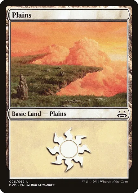 Plains, Magic card DVD 26 — Duel Decks Anthology: Divine vs. Demonic set