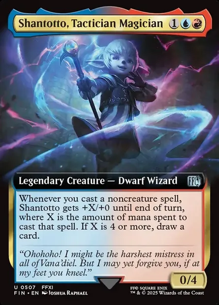 Shantotto, Tactician Magician, Magic card FIN 507 — Final Fantasy set