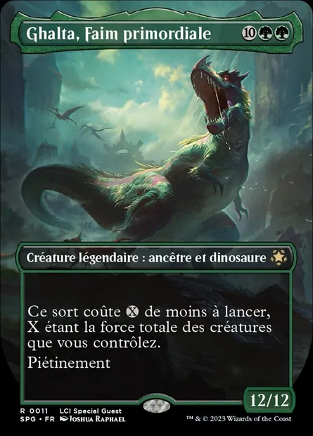 Ghalta, Faim primordiale, carte Magic SPG 11 — extension Special Guests