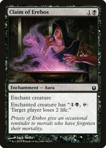 Claim of Erebos, Magic card BNG 64 — Born of the Gods set