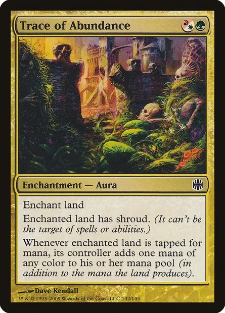 Trace of Abundance, Magic card ARB 142 — Alara Reborn set