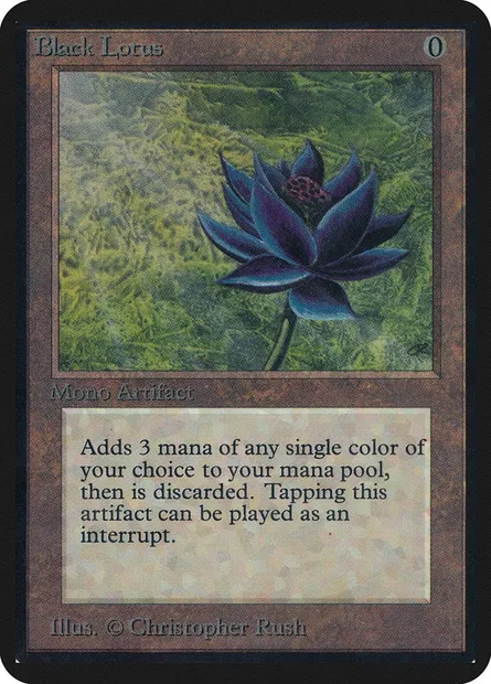 Black Lotus, carte Magic LEA 232 — extension Limited Edition Alpha