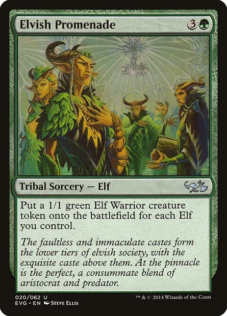 Elvish Promenade, Magic card EVG 20 — Duel Decks Anthology: Elves vs. Goblins set