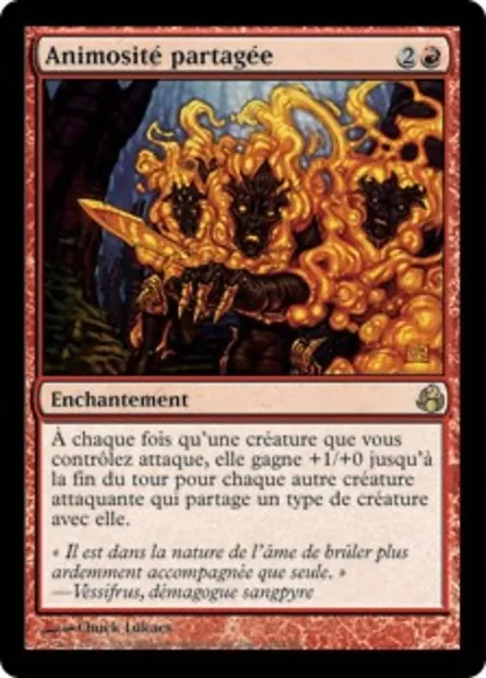 Animosité partagée, carte Magic MOR 104 — extension Leveciel